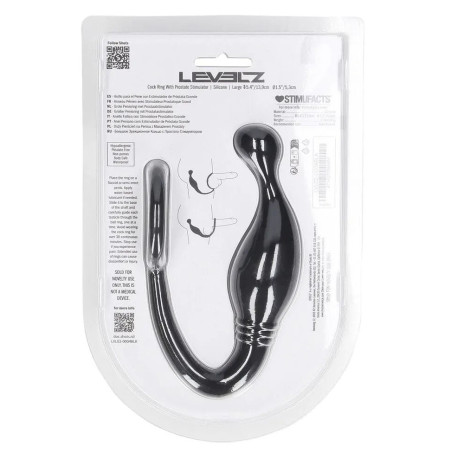 Cockring et Stimulateur prostatique RINGPY L 12 x 3.3 cm de Levelz