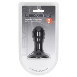 Plug anal avec bille SINGLE RATTLE 7 x 3.2 cm de Levelz 2
