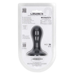 Plug anal avec bille SINGLE RATTLE 7 x 3.2 cm de Levelz