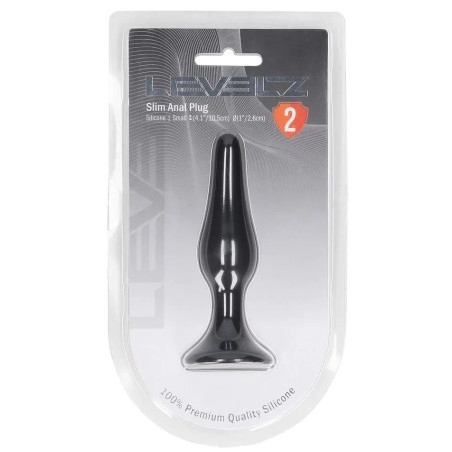 Plug anal SLIM S 9 x 2.5 cm de Levelz
