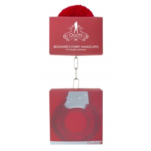 Menottes Fourrure Rouge