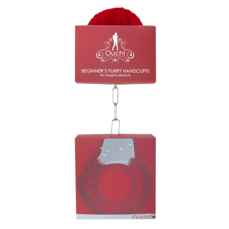 Menottes Fourrure Rouge