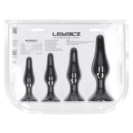 Kit de 4 Plugs en silicone SLIM de Levelz