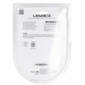 Plug prostatique Silicone SINGLE RIPPLE 9 x 3.6 cm de Levelz