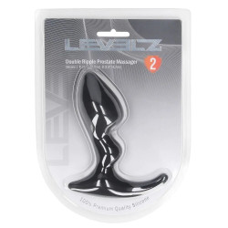 Plug prostatique DOUBLE RIPPLE de 9 x 4.2 cm par Levelz 2
