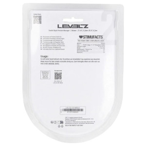 Plug prostatique DOUBLE RIPPLE de 9 x 4.2 cm par Levelz