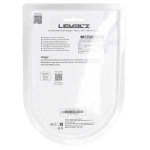 Plug prostatique FULL RIPPLE de 9 x 3.8 cm par Levelz
