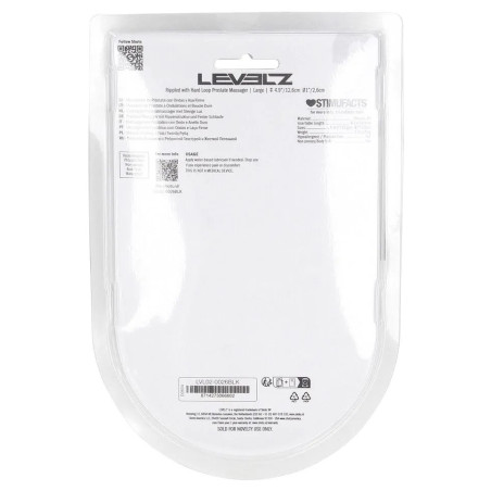 Stimulateur prostatique  RIPPLED L de 10 x 3 cm par Levelz