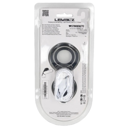 Cockring vibrant WING VIBE avec 10 Vibrations de Levelz