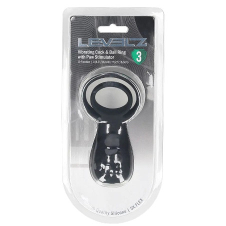 Cockring vibrant PAWDER VIBE de Levelz 10 Vibrations