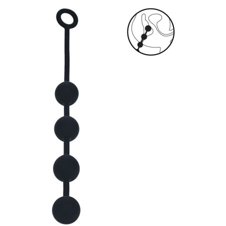 Boules anales ROUNDASS L de Levelz - 38 x 4 cm