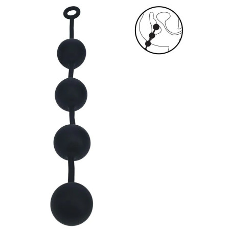 Boules anales ROUNDASS XXL de Levelz 50 x 6 cm