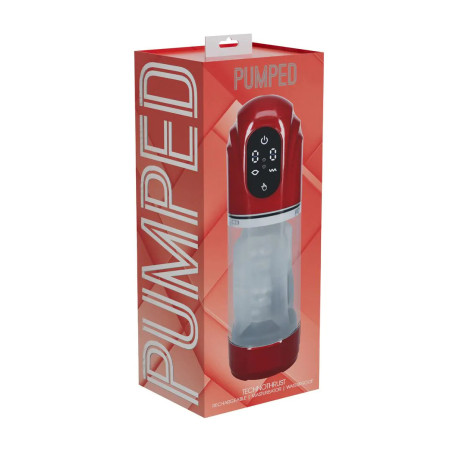 Pompe masturbatoire TECHNOTHRUST Rouge de Pumped