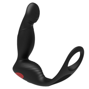 Plug Vibrant + Cockring LANGER P SPOT 10 x 3 cm