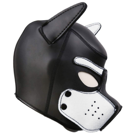 Cagoule PUPPY en néoprène Noir et Blanc
