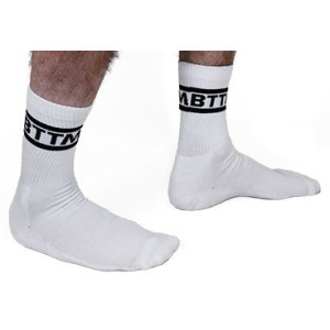 Chaussettes blanches BTTM x2 Paires