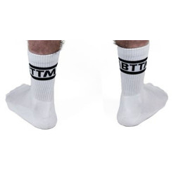 Chaussettes blanches BTTM x2 Paires 2