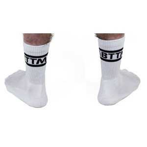 Chaussettes blanches BTTM x2 Paires