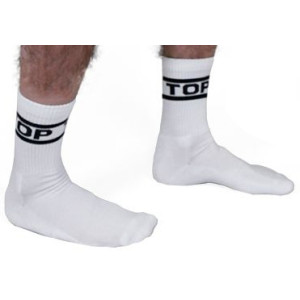 Chaussettes blanches TOP x2 Paires