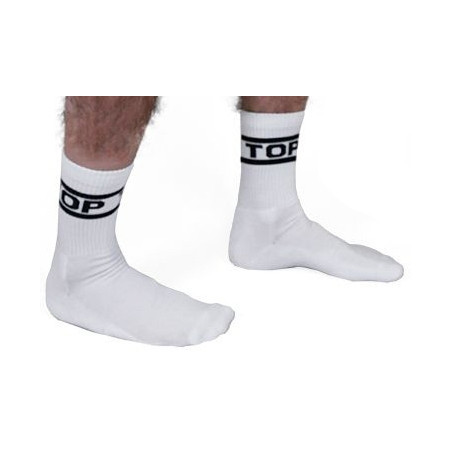 Chaussettes blanches TOP x2 Paires