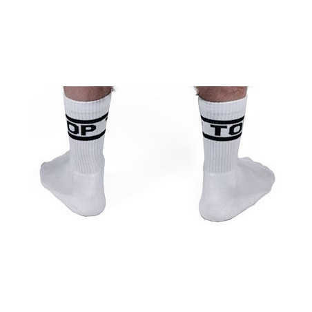 Chaussettes blanches TOP x2 Paires