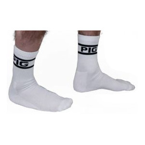 Chaussettes blanches PIG x 2 Paires