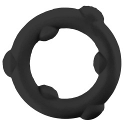 Cockring en silicone SPINNER 25 mm Noir de Oxballs