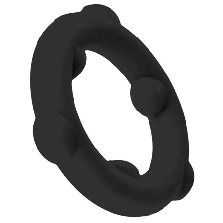 Cockring en silicone SPINNER 25 mm Noir de Oxballs