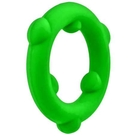 Cockring Silicone SPINNER Vert Diamètre 25 mm par Oxballs