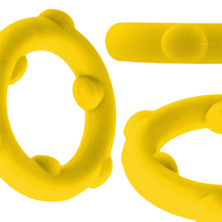 Cockring SPINNER de Oxballs - Diamètre 25 mm Jaune