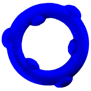 Cockring SPINNER Oxballs 25 mm Bleu