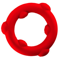 Cockring SPINNER Rouge de Oxballs | Diamètre de 25 mm