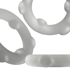 Cockring en silicone SPINNER 25 mm Blanc de Oxballs