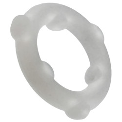 Cockring en silicone SPINNER 25 mm Blanc de Oxballs 2