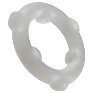 Cockring en silicone SPINNER 25 mm Blanc de Oxballs