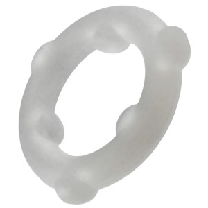 Cockring en silicone SPINNER 25 mm Blanc de Oxballs