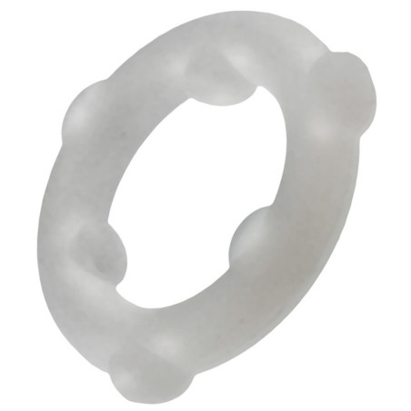 Cockring en silicone SPINNER 25 mm Blanc de Oxballs