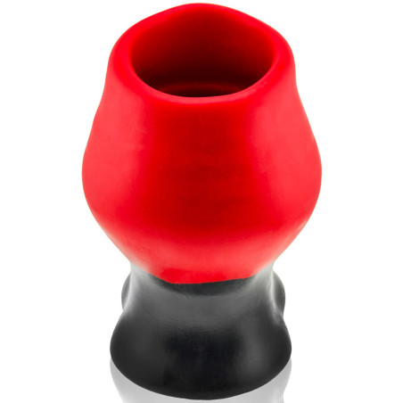 Gros Plug tunnel COLOSSUS PIGHOLE XXXXL Rouge de Oxballs