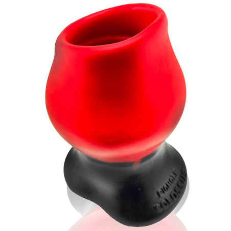 Gros Plug tunnel COLOSSUS PIGHOLE XXXXL Rouge de Oxballs