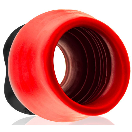Gros Plug tunnel COLOSSUS PIGHOLE XXXXL Rouge de Oxballs
