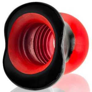 Gros Plug tunnel COLOSSUS PIGHOLE XXXXL Rouge de Oxballs