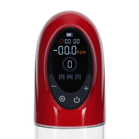Pompe à pénis automatique CYBERPULSE Rouge de Pumped