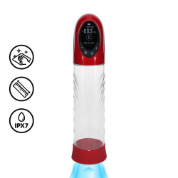 Pompe à pénis automatique CYBERPULSE Rouge de Pumped