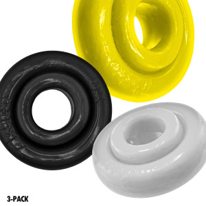 Lot de 3 Cockrings étirables RIMRINGZ Oxballs - 3 Couleurs