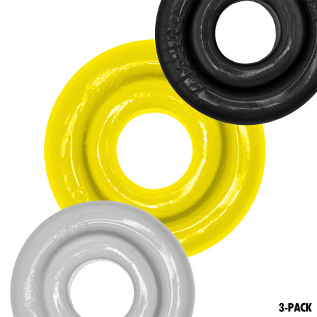 Lot de 3 Cockrings étirables RIMRINGZ Oxballs - 3 Couleurs