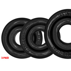 Lot de 3 Cockrings RIMRINGZ Noirs de Oxballs