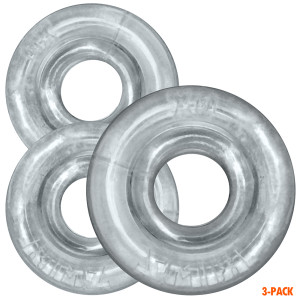 Lot de 3 Cockrings RIMRINGZ Oxballs Transparents