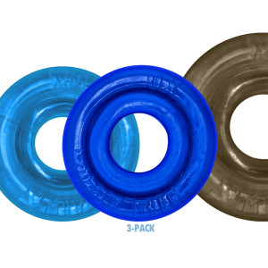 Lot de 3 Cockrings RIMRINGZ Oxballs Gris et Bleus