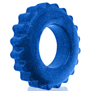 Cockring PLUSHY Bleu métallisé - Diamètre 26 mm de Oxballs