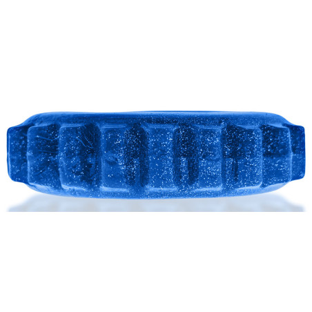 Cockring PLUSHY Bleu métallisé - Diamètre 26 mm de Oxballs